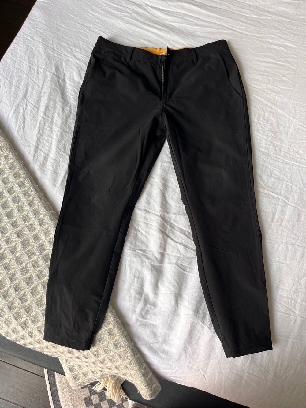 Avalon Black Men's Slim Gf/Jogger Pants
